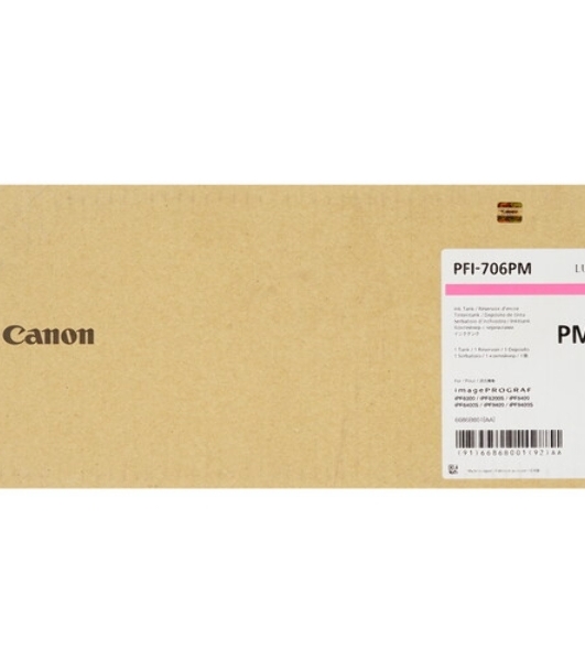 Картридж струйный Canon PFI-706 PM фото пурпурный для iPF8300S/8400/9400S/9400 (6686B001)