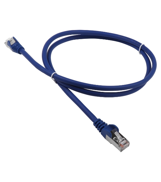 Патч-корд LANMASTER LSZH FTP cat.5e, 5.0 м, синий
