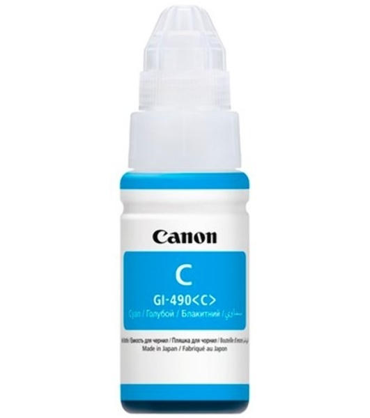 Чернила Canon GI-490C 0664C001 голубой (70 мл) для Canon Pixma G1400/2400/3400