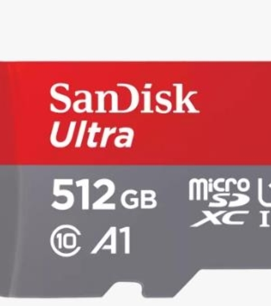 Флеш карта microSD 512Gb SanDisk microSDXC Class 10 Ultra UHS-I A1 140Mb/s