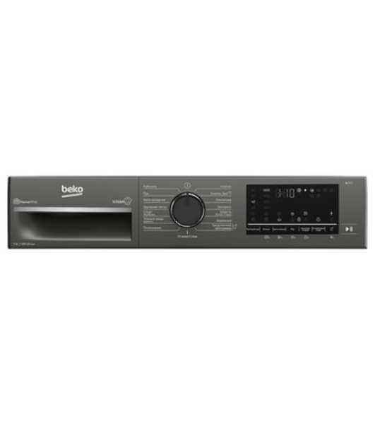 Стиральная машина Beko B3WFR572AB темно-серый, загрузка фронтальная 7 кг, 1200 об/мин., класс: А