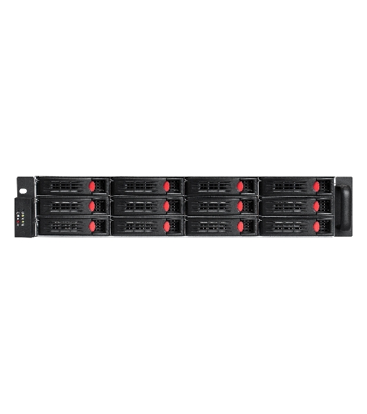 Серверная платформа ExeGate Pro 2U660-HS12 <RM 19', высота 2U, глубина 660, Redundant БП 2x1200W, 12xHotSwap>