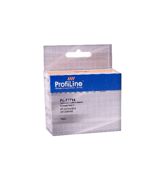 Картридж струйный ProfiLine PL-T1714 для Epson XP-33/103/203/207/303/306/313/406 экономичный повышенной емкости Yellow водн