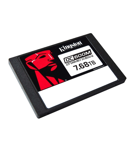 Накопитель SSD Kingston DC600M, 7680 Gb, SATA III, R/W 560/530 МБ/с