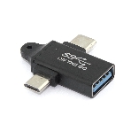 Переходник OTG 2 в 1 Micro USB и Type-C, фото2