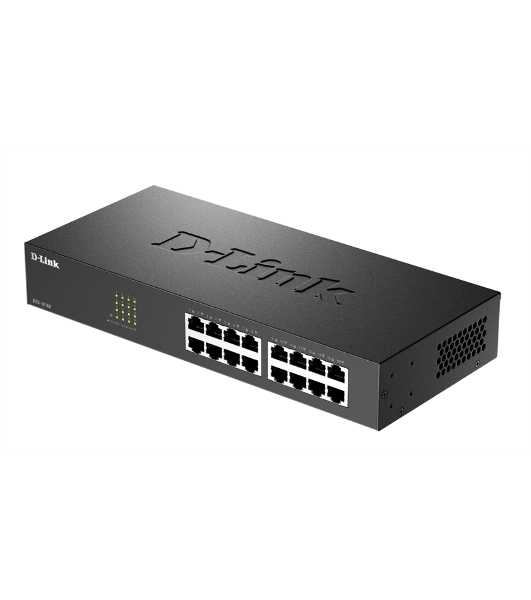 Коммутатор D-Link DES-1016D/I1A, 16×100 Мбит/с, неуправляемый