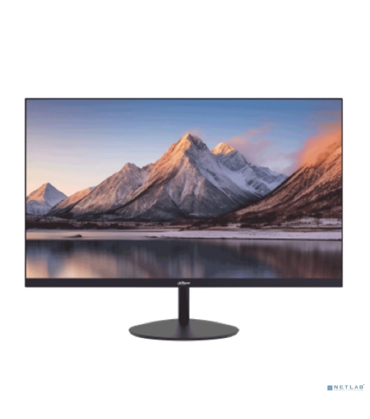 Монитор 23.8' Dahua DHI-LM24-A200Y VA 1920x1080, 100 Гц, 10 мс, 16:9, 250 кд/м², HDMI 1.4, VGA, 3.5 Jack, черный