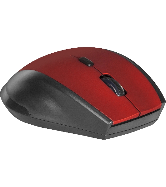 Мышь беспроводная Defender Accura MM-365 красный, 1600 dpi, радиоканал, USB, кнопки - 6