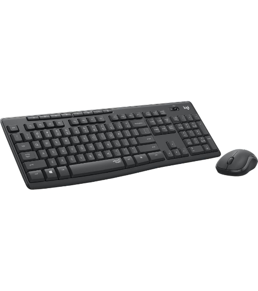 Комплект клавиатура+мышь Logitech MK295 беспроводной, USB, чёрный