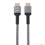 Кабель HDMI 19M/M,ver. 2.1 8KX60Hz (Econom) оплетка 1.5m iOpen ACG859A-1.5, фото 1