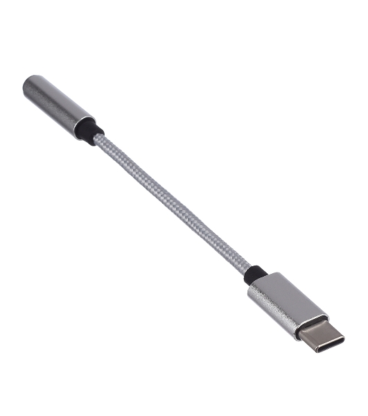 Адаптер GoPower Jack3.5мм(F)-TYPE-C(M) 00-00027481 0.1M белый