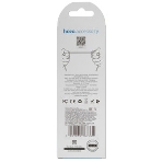 Кабель USB 2.0 HOCO X13, AM/Type-C M, белый, 1м, фото3