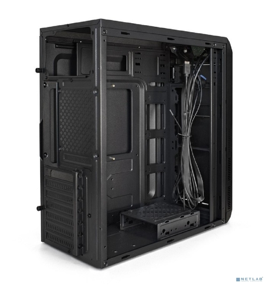 Компьютерный корпус Miditower ExeGate XP-334UC-XP450 (ATX, XP450 с вент. 12см, 1хUSB/1хUSB 3.0/1хTypeC, аудио, черный)
