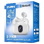 Наушники TWS SVEN E-310B белый, внутриканальные, Bluetooth, сенсорное управление, до 4 ч, фото8