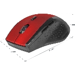 Мышь беспроводная Defender Accura MM-365 красный, 1600 dpi, радиоканал, USB, кнопки - 6, фото4