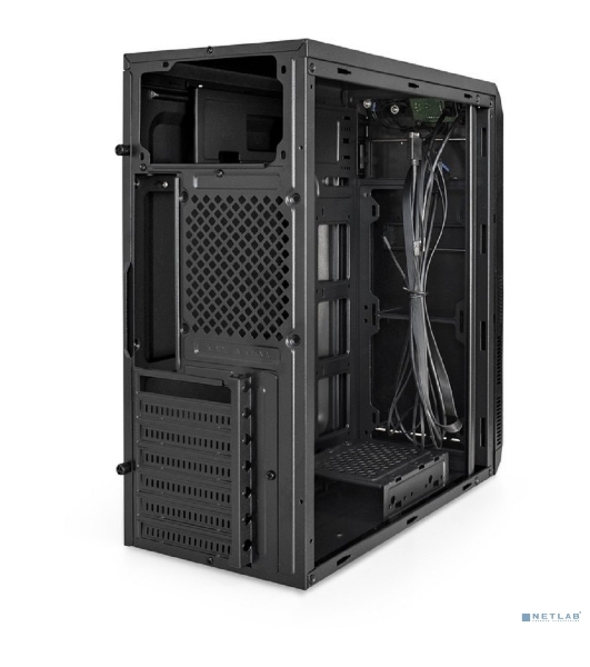 Компьютерный корпус Miditower ExeGate XP-334UC-XP450 (ATX, XP450 с вент. 12см, 1хUSB/1хUSB 3.0/1хTypeC, аудио, черный)
