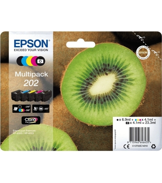 Картридж струйный Epson C13T02E74010 5цв. упаковка 5 шт. (20000 стр.) для Epson XP-6000/6005