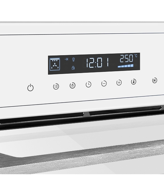 Шкаф духовой электрический Maunfeld AEOD60103BG, 60л, дверца с 3 стеклами, бежевый