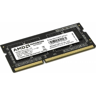 Оперативная память AMD Radeon R5, DDR3L, 4GB (1x4GB), 1600MHz, CL11, SO-DIMM, OEM