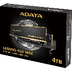Накопитель SSD ADATA LEGEND 960 MAX, 4Tb, M.2 2280, PCIe 4.0 x4, NVMe, R/W 7400/6800, с радиатором, фото2