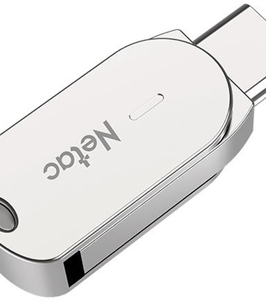 Флешка USB R/W Netac USB Drive U785C USB3.0+TypeC 64Gb, retail version