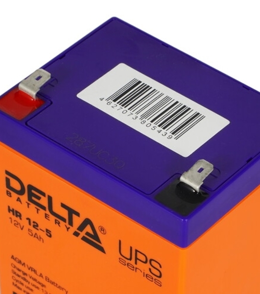 Батарея для ИБП Delta HR 12-5 (12V, 5Ah)
