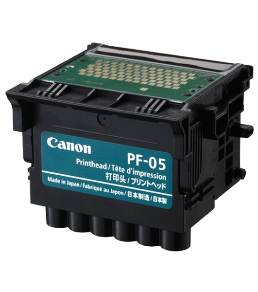 Печатающая головка Canon PF-05 многоцветный для Canon iPF6300, iPF6300S, iPF6350, iPF6400, iPF6400S, iPF6400SE, iPF6450, iPF8300, iPF8300S, iPF8400, iPF8400S, iPF8400SE, iPF9400, iPF9400S