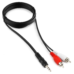 Кабель аудио Gembird Jack3.5/2xRCA, 1.5м