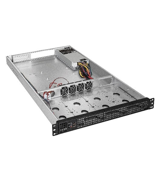 Серверный корпус ExeGate EX293173RUS Pro 1U650-04 (RM 19', высота 1U, глубина 650, БП 1U-1000ADS, USB)
