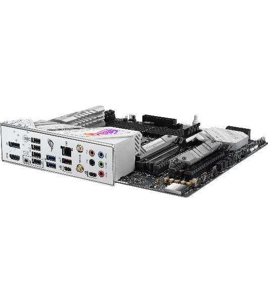 Материнская плата ASUS ROG STRIX B760-G GAMING WIFI, LGA 1700, Intel B760, 4xDDR5, 4xSATA, 2xM.2, 1xPCIe 5.0 x16, 1xPCIe 4.0 x4, 1xHDMI, 1xDP, 1x 2.5Gb LAN, 1xUSB-A 3.2 Gen 2, 2xUSB-A 3.2 Gen 1, 4xUSB-A 2.0, 1xUSB-C 3.2 Gen 1, 1xUSB-C 3.2 Gen 2x2, 5x3.5 мм, 7.1, mATX