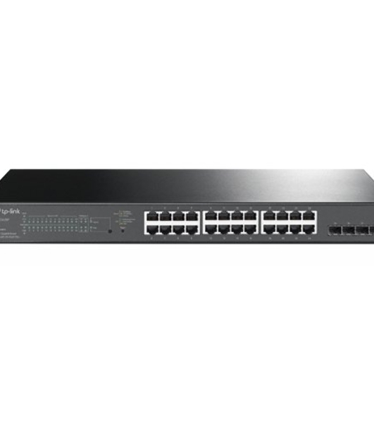 Коммутатор TP-Link TL-SG2428P JetStream гигабитный Smart коммутатор на 24 порта PoE+ и 4 SFP-слота SMB