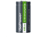 Аккумулятор GoPower Li-ion 16340 PK1 3.7V 650mAh с защитой, фото 1