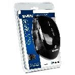 Мышь беспроводная SVEN RX-590SW черный, 1600 dpi, радиоканал, Bluetooth, USB, кнопки - 7, фото23