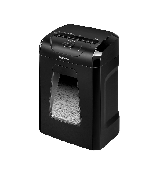 Шредер Fellowes PowerShred 12C FS-71201 DIN P-4, 4х40мм, 12лст., 18лтр.,Safety Lock