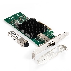 Комплект: Сетевой адаптер SFP+ ExeGate EXE-X520-DA1 + Трансивер Multi-Mode до 300м EXT-10G-MM850-LC2-300M (EX296227RUS PCI-E x8 v2.0, порты 1x SFP+ 10Gb/s (10/5/2.5/1Gb/s, 100Mb/s), Server NIC Intel Chipset JL82599EN + EX298327RUS: Tx:850/Rx:850 нм, до 300 м, разъем Duplex LC), фото9
