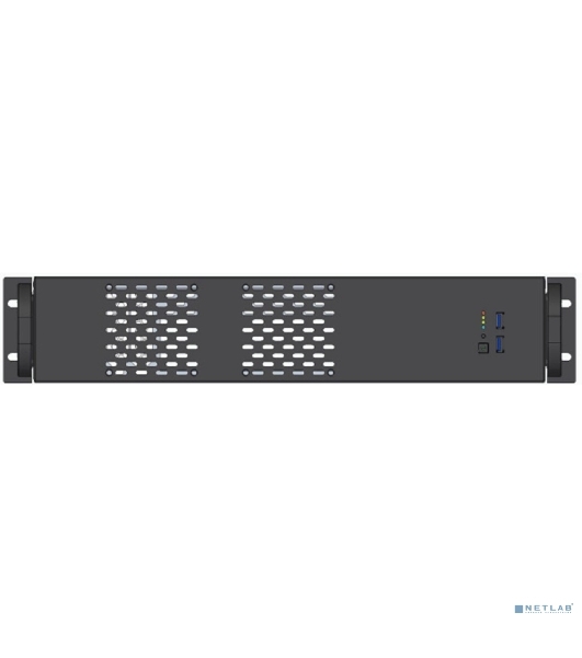 Корпус Procase 2U350-04 (2U Rack server case, черный, без блока питания(PS/2), глубина 350мм, MB 9.6'x9.6' 4 HDD)