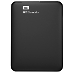 Внешний HDD 2.5' Western Digital Elements Portable, 1TB, USB 3.2 Gen 1 Type-A, 5400 rpm, черный, фото 1