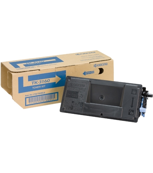 Картридж лазерный Kyocera TK-3160 (1T02T90NL0/1T02T90NL1) черный для P3045dn/P3050dn/P3055dn/P3060dn 12500 стр.