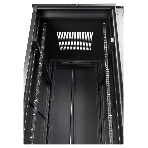 Шкаф 19' Business, 27U 600x800, черный, передняя дв. перфорир., задняя дв. распашная перфорир., фото5