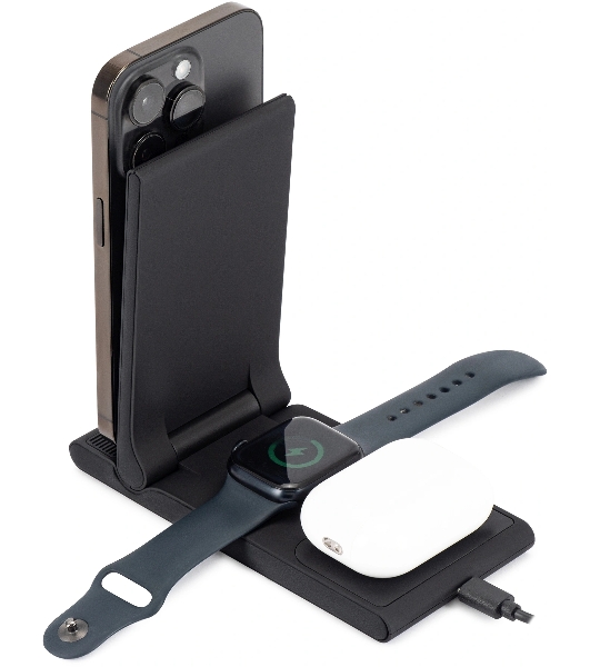 Беспроводное зарядное устройство Buro CWC-QC5 15W 3A (QI) USB-C универсальное черный