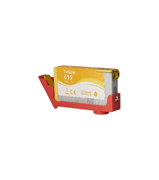 Картридж струйный Sakura CZ112AE (№655 Yellow) для HP, желтый, 11 мл., 600 к.