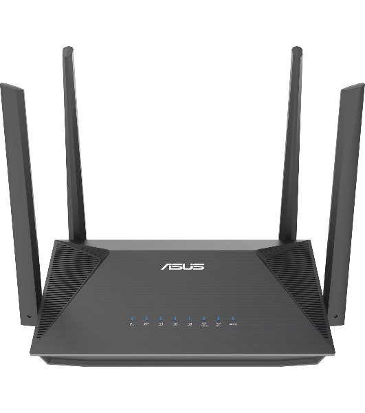 Роутер беспроводной Asus RT-AX52 AX1800 10/100/1000BASE-TX черный