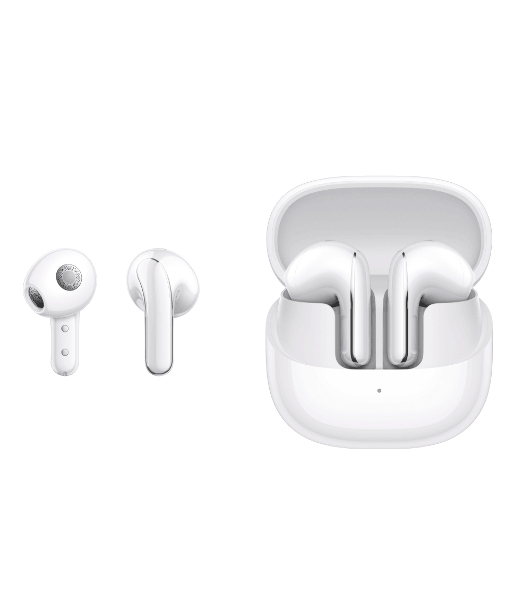Наушники TWS Xiaomi Buds 5 белый, вкладыши, Bluetooth, активное шумоподавление, до 6 ч