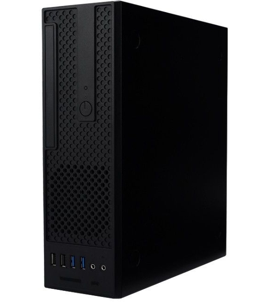 Компьютерный корпус Slim Desktop INWIN CJ708BL IP-S265AU7-2 80plus Bronze, U3*2+U2*2+A(HD)+TYPE 3.1C + FAN 80*15мм + intrusion switch INWIN Slim Case