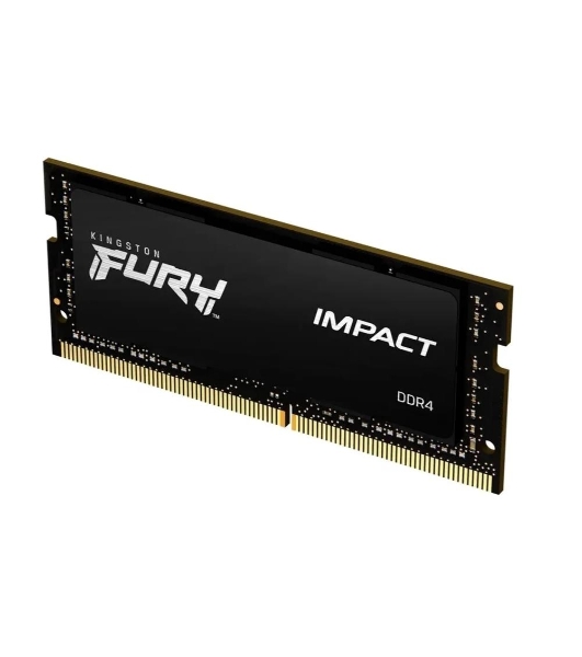 Оперативная память Kingston Fury Impact, DDR4, 16GB (1x16GB), 3200MHz, CL20, SO-DIMM