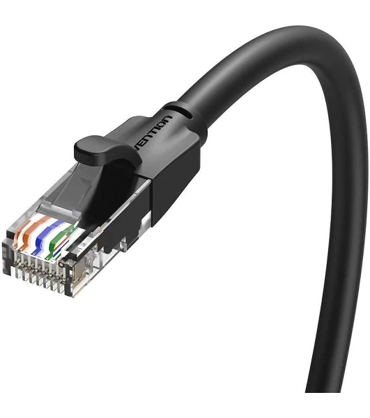 Патч-корд Vention прямой UTP cat.6, RJ45 - 15м. черный