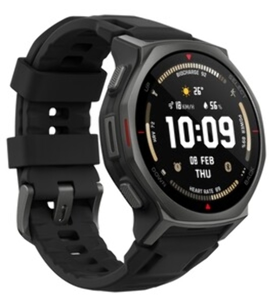 Умные часы Amazfit T-Rex 3 A2323, 1.5' AMOLED, Wi-Fi, Bluetooth, 10ATM, темно-серый / красный