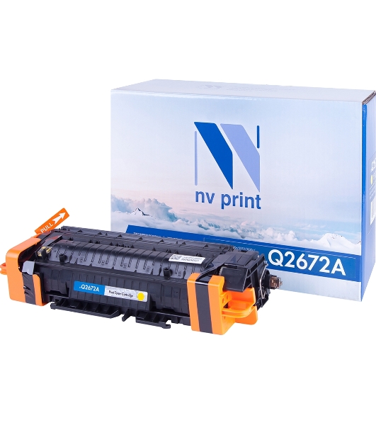 Картридж NV Print совместимый HP Q2672A Yellow для LJ Color 3500/3550/3700 (4000k)
