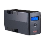 Источник бесперебойного питания ExeGate Power Smart ULB-800 LCD 800VA, черный, 2 евророзетки, USB, фото 1