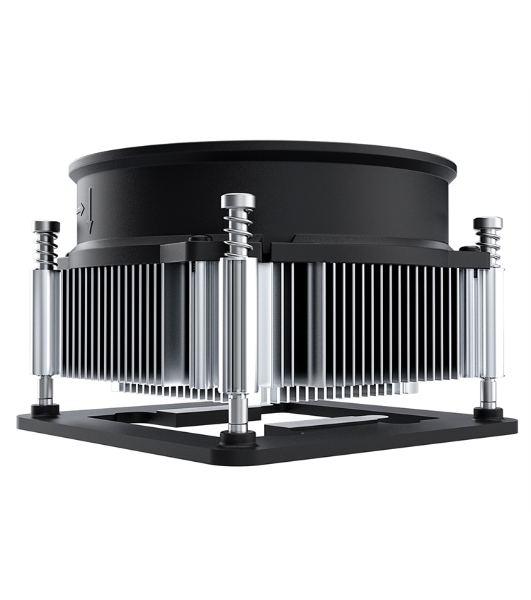 Кулер ID-COOLING DK-19 PWM серебристый/черный 92мм алюминий 2200rpm 26db 4-pin 95W 55мм